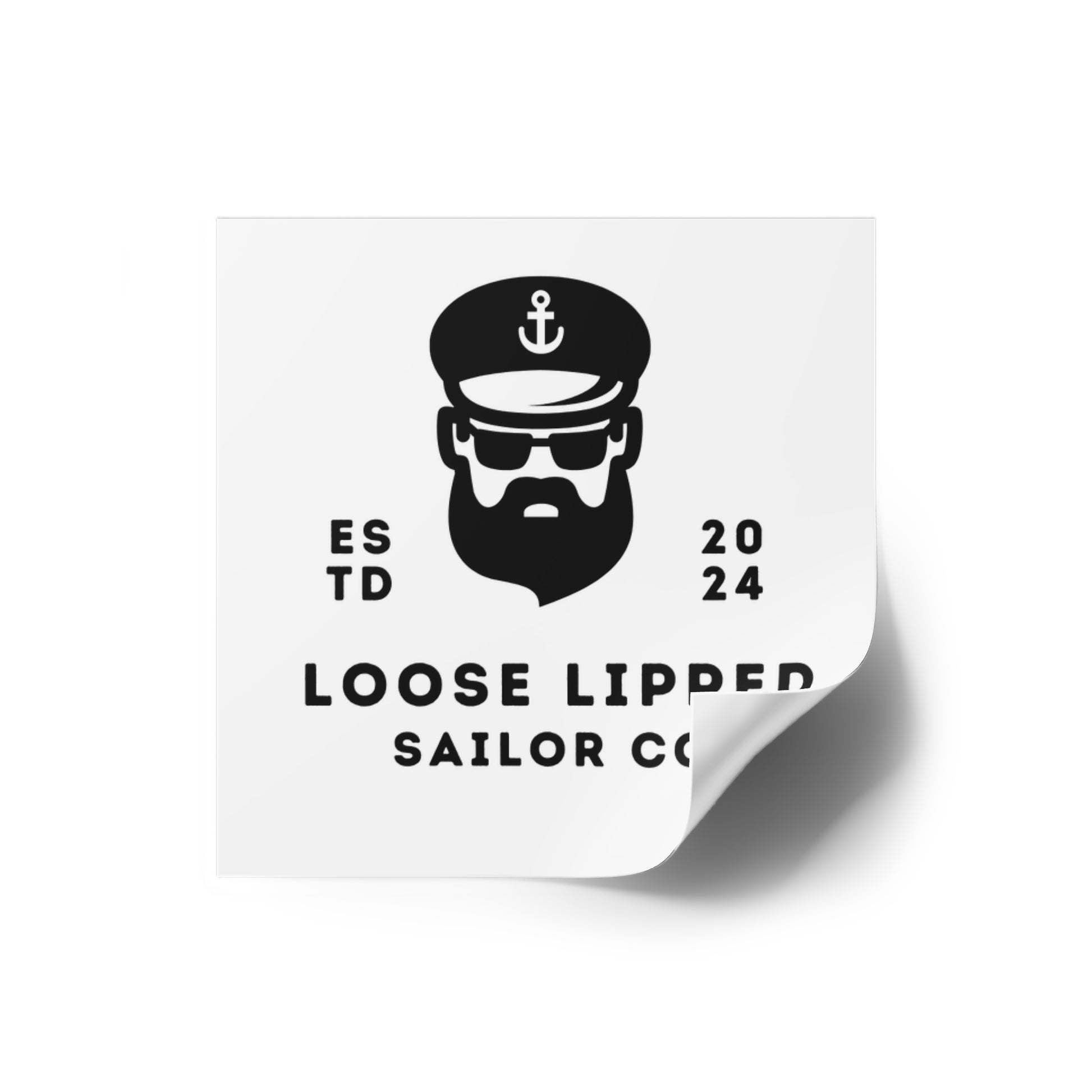 loose lipped Square Stickers, Indoor\Outdoor