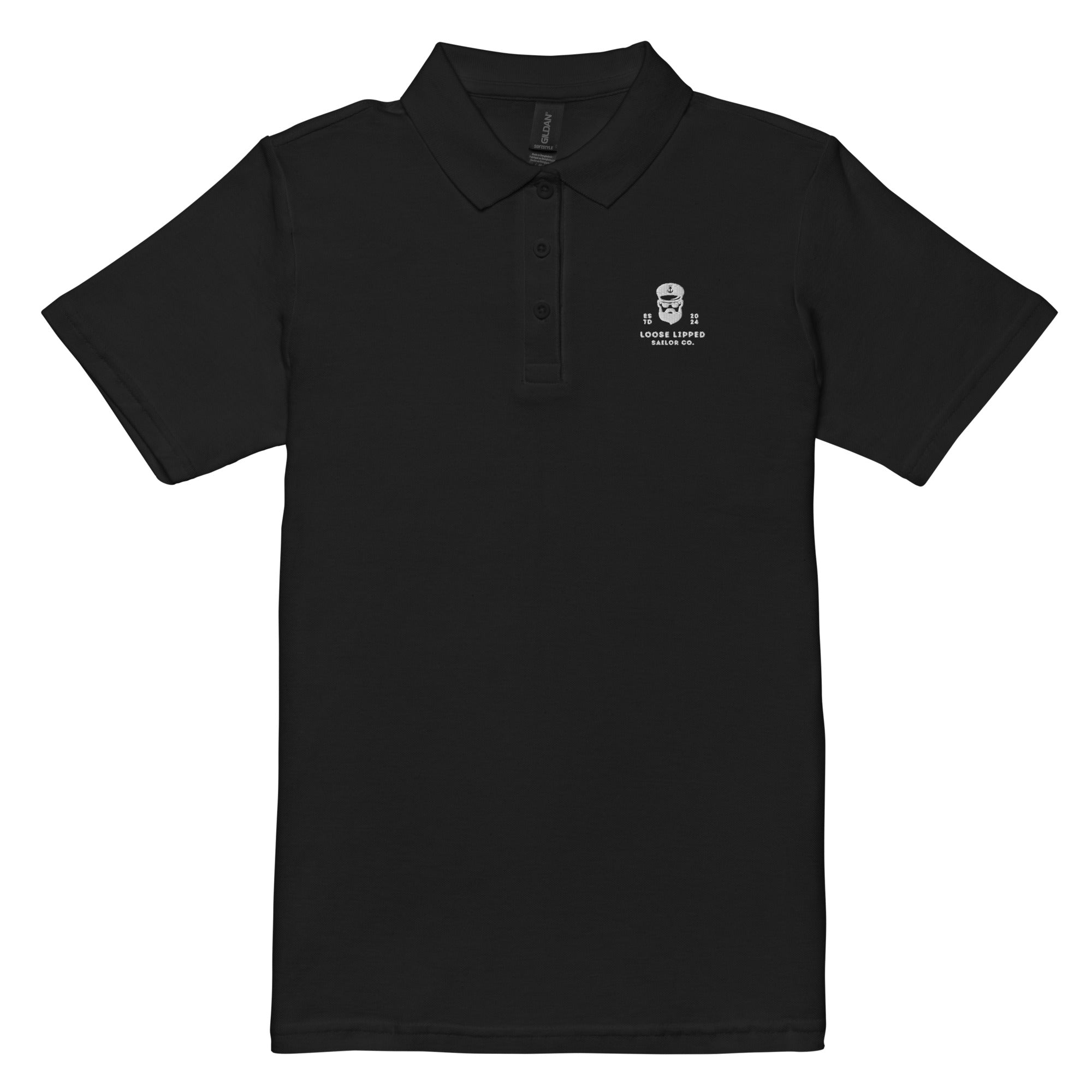 Women's pique polo shirt – Loose Lipped Sailor Co.